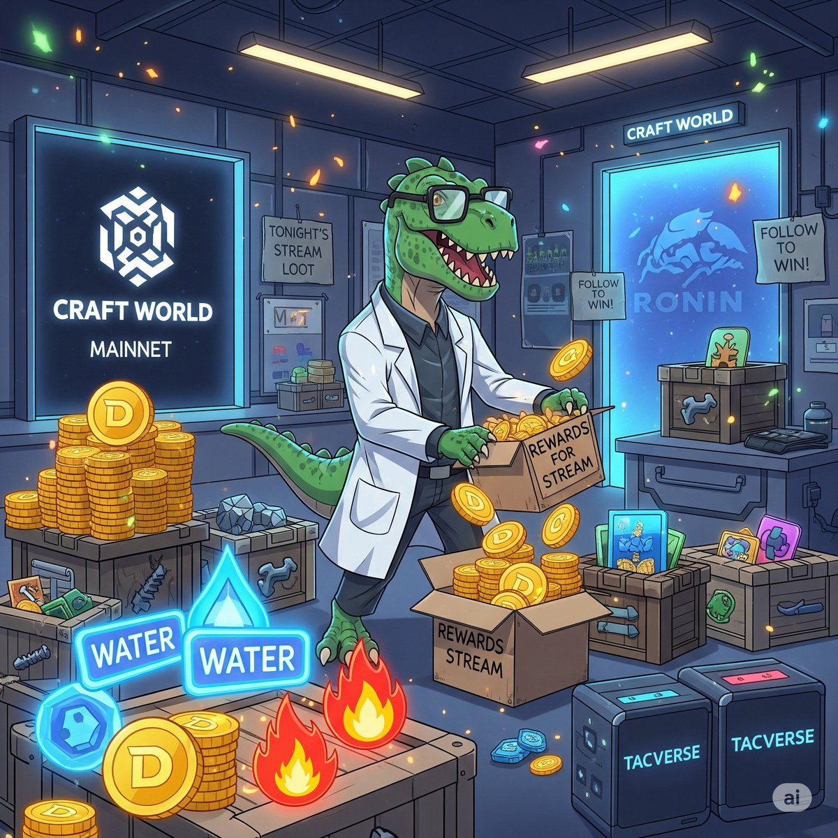 🎬 Stream loading in a few hours...

Guides. Giveaways. Dyno wisdom.
Craft World strategies &amp; pixel chaos.
Got questions? I’ve got screamy answers.
Stream on twitch: twitch.tv/gqzone
On X on this profile <a href="/GQ_Zone/">Games Quality Zone</a>

🎁 On deck:
– 2500 Tacoins from Tacverse
– 1x Legendary NFT