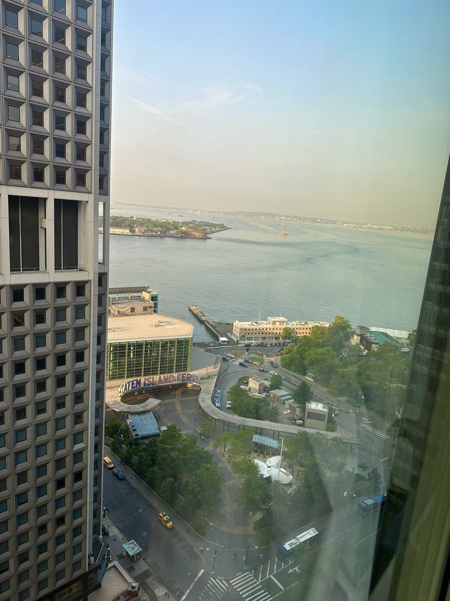 Another beautiful morning in NYC. One more day at the big bank. Get after it people. ☕️