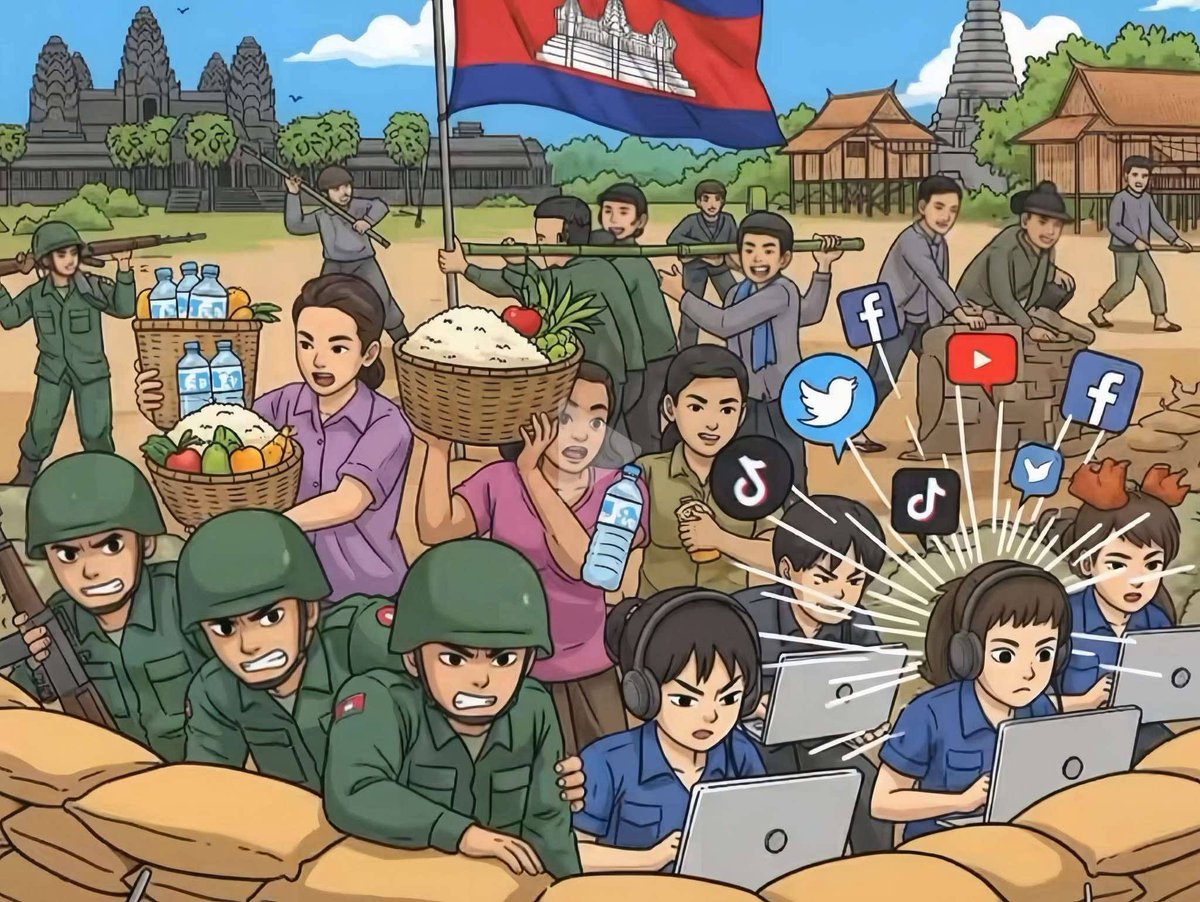 Small country, we all are hero 
#CambodiaNeedPeace