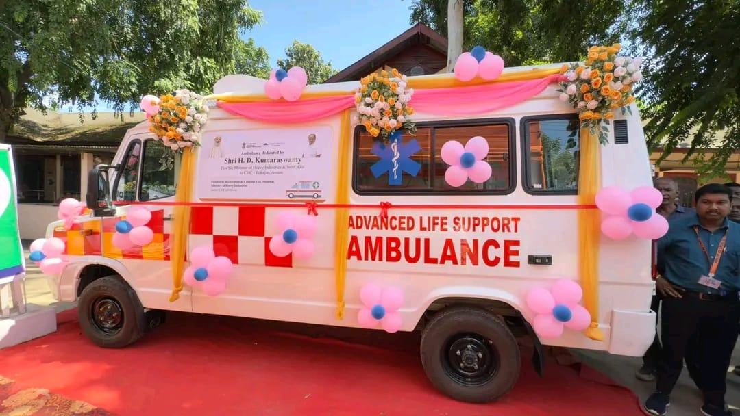 Hon’ble Deputy Speaker of Assam Legislative Assembly Shri [Dr] Numal Momin inaugurated the Advance Life Support Ambulance today at CHC Hospital, Bokajan, a crucial addition to strengthen emergency medical services in the region.

Shri H. D. Kumaraswamy ji, Hon’ble Minister of