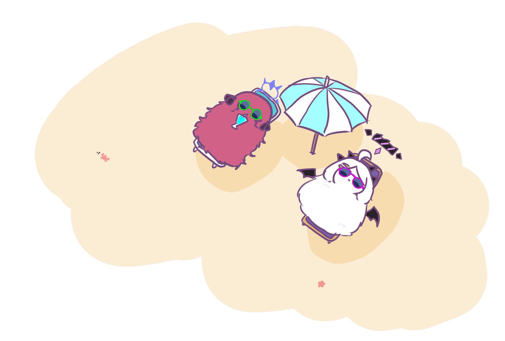 Chibi様 ぽよ🐾🏖️C106（土）西ふ47a on X: 