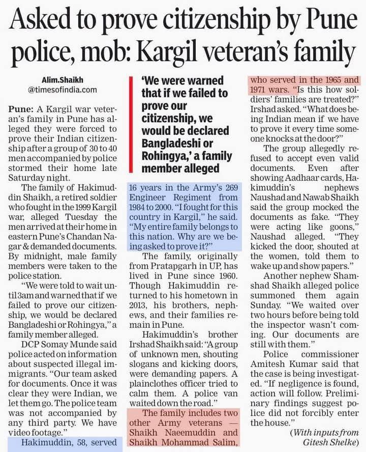 Rouzbey Largo (@rouzbeylargo) on Twitter photo <a href="/arunp2810/">Adm. Arun Prakash</a> <a href="/SpokespersonMoD/">Ministry of Defence, Government of India</a> Hon Sir, Veterans in this country are having tough times for many reasons. Just think of 3 generations who have served in the Indian Army during 1965, 1971 & 1999 Wars against Pakistan are being asked to prove citizenship because their name is not "Arun" but "Hakim". <a href="/arunp2810/">Adm. Arun Prakash</a> <a href="/SpokespersonMoD/">Ministry of Defence, Government of India</a> Hon Sir, Veterans in this country are having tough times for many reasons. Just think of 3 generations who have served in the Indian Army during 1965, 1971 & 1999 Wars against Pakistan are being asked to prove citizenship because their name is not "Arun" but "Hakim".