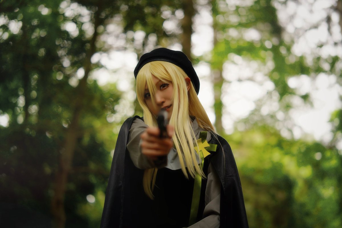[コスプレ/cosplay]
ひぐらしのなく頃に　鷹野 三四

　　　　　"私の祟り"

photo:<a href="/bluerosen05/">真麗</a>