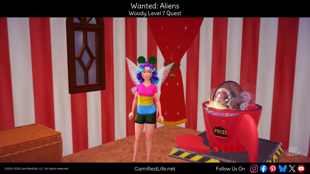 gamified_life's tweet photo. 👽 WANTED: ALIENS 

🎠Woody's got 4 runaway Alien Toys in Disney Dreamlight Valley... And a broken Claw Machine.

⚒️Time to dig, mine, and rescue the little green guys!
✅ Buried on Dazzle Beach
✅ Trapped in ice
✅ Stuck near the Giant Willow
✅ Hiding in Scar’s cave 😱

👀Our Blog @ https://t.co/ONotdVJxJx 
#DisneyDreamlightValley #GamifiedLife #WantedAliens  #LittleGreenMen