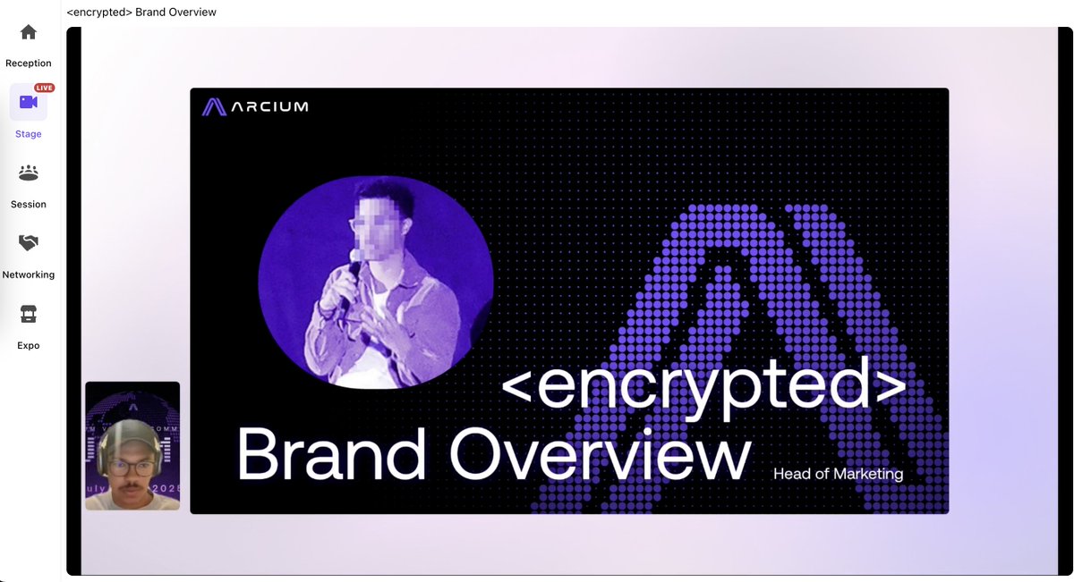 gMPC (@gmpcxyz) on Twitter photo <Encrypted> Brand Overview w/ <a href="/alexsmiles14/">Alex Miles☂️</a>
Live now ‼️
🔗 : app.events.ringcentral.com/events/arcium-… <Encrypted> Brand Overview w/ <a href="/alexsmiles14/">Alex Miles☂️</a>
Live now ‼️
🔗 : app.events.ringcentral.com/events/arcium-…