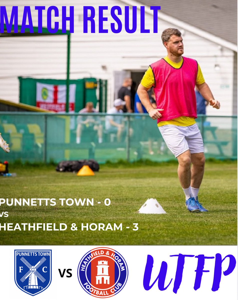 Punnetts Town FC (@punnettsfc) on Twitter photo πβs lose 3-0 to <a href="/HAHFCmens/">Heathfield & Horam Mens</a> last night where lessons are to be learnt quickly going into Saturdays game vs Sandhurst.
UTFP πππ πβs lose 3-0 to <a href="/HAHFCmens/">Heathfield & Horam Mens</a> last night where lessons are to be learnt quickly going into Saturdays game vs Sandhurst.
UTFP πππ