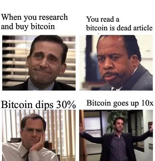 cruptofunmeme's tweet photo. "When you finally understand the rollercoaster that is Bitcoin."😂😁😳 #LoveIslandUK #StrayKids #earthquake #crypto #fun #new https://t.co/dKbjuS5Pun