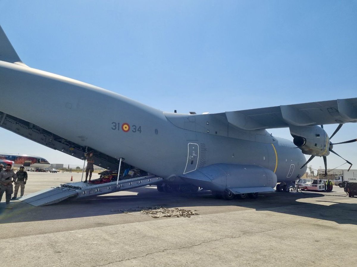 Despega el avión medicalizado del Ejército del Aire con niños heridos y enfermos de Gaza que serán atendidos en hospitales españoles.

El Ministerio de Sanidad lidera esta operación bajo un mecanismo de evacuación que inauguramos hace un año al que se suman varios países europeos