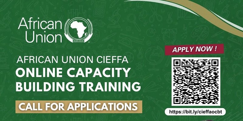 African Union CIEFFA Online Capacity Building Training 2025 

This training seeks to address the challenges facing young women and men in Africa, particularly in the areas of STEAM, digital literacy, financial literacy and entrepreneurship. 

Details: opd.to/4moNQ1q