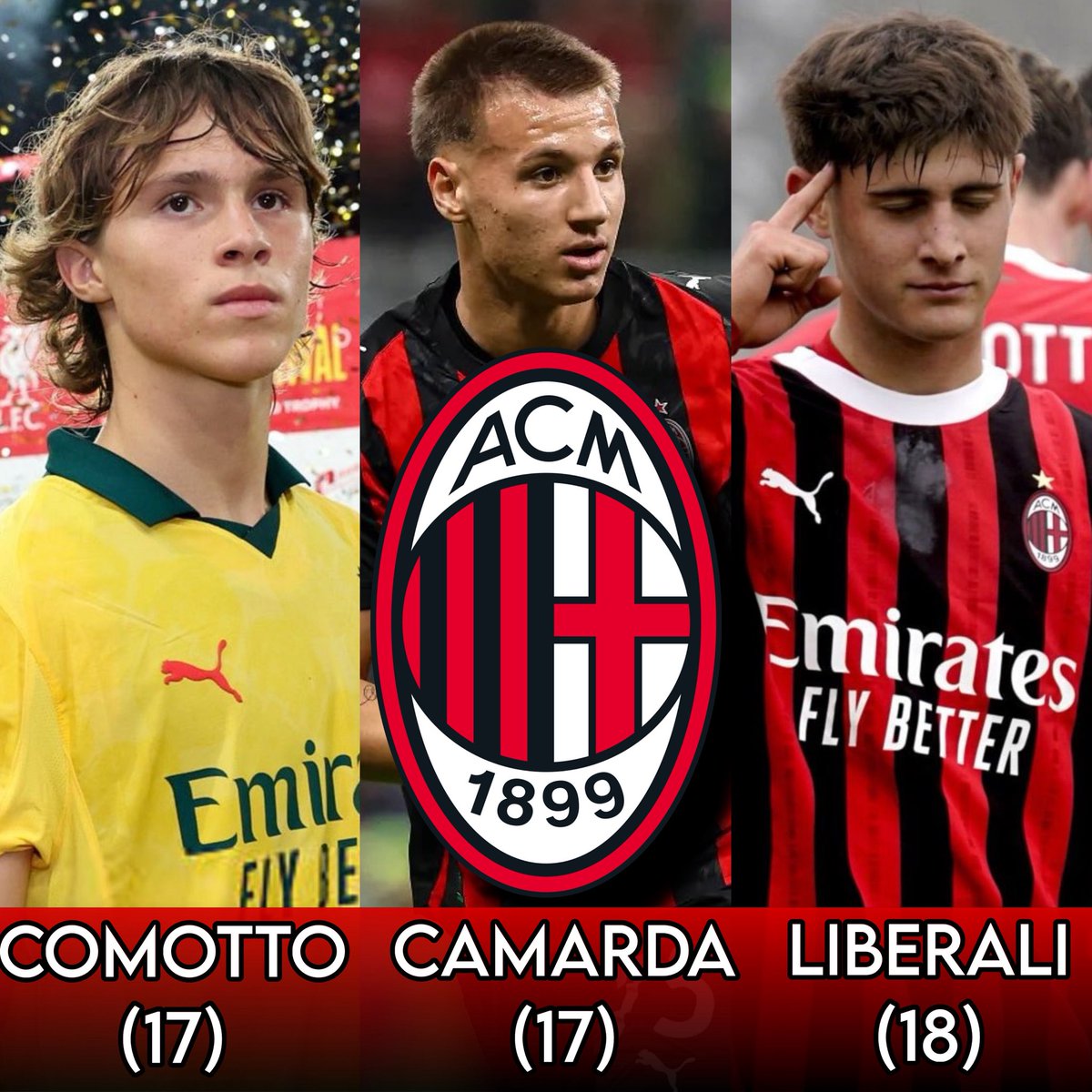 RisingStarXI's tweet photo. Please @acmilan , don’t sleep on these guys.

𝐑𝐄𝐀𝐋 𝐈𝐓𝐀𝐋𝐈𝐀𝐍 𝐉𝐄𝐖𝐄𝐋𝐒 🇮🇹💎 https://t.co/aO8oiQShpa