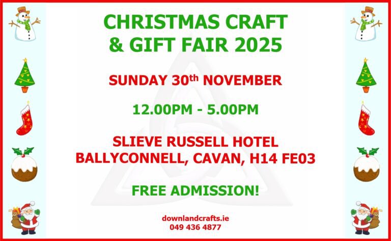 We’ve had a few enquiries as to whether we are hosting any fairs this year, yes we are! Autumn is 5th Oct &amp; Christmas is 30th Nov. As always you can find all the information including booking application form on our website downlandcrafts.ie/events/craft-a… #downlandcrafters #craftbizparty