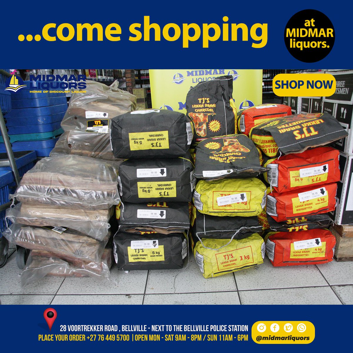midmar_liquors's tweet image. Warm up this winter.

📍 Find Midmar Liquors at 28 Voortrekker Rd, Bellville
🕒 Open till 8PM | Sun 11AM–6PM
📲 Place your orders on 0764495700 or pull up and stock up!

#MidmarLiquors #PremiumSelection #LiquorDeals #BellvilleLiquor #WeekendEssentials #DrinkResponsibly #Cheers