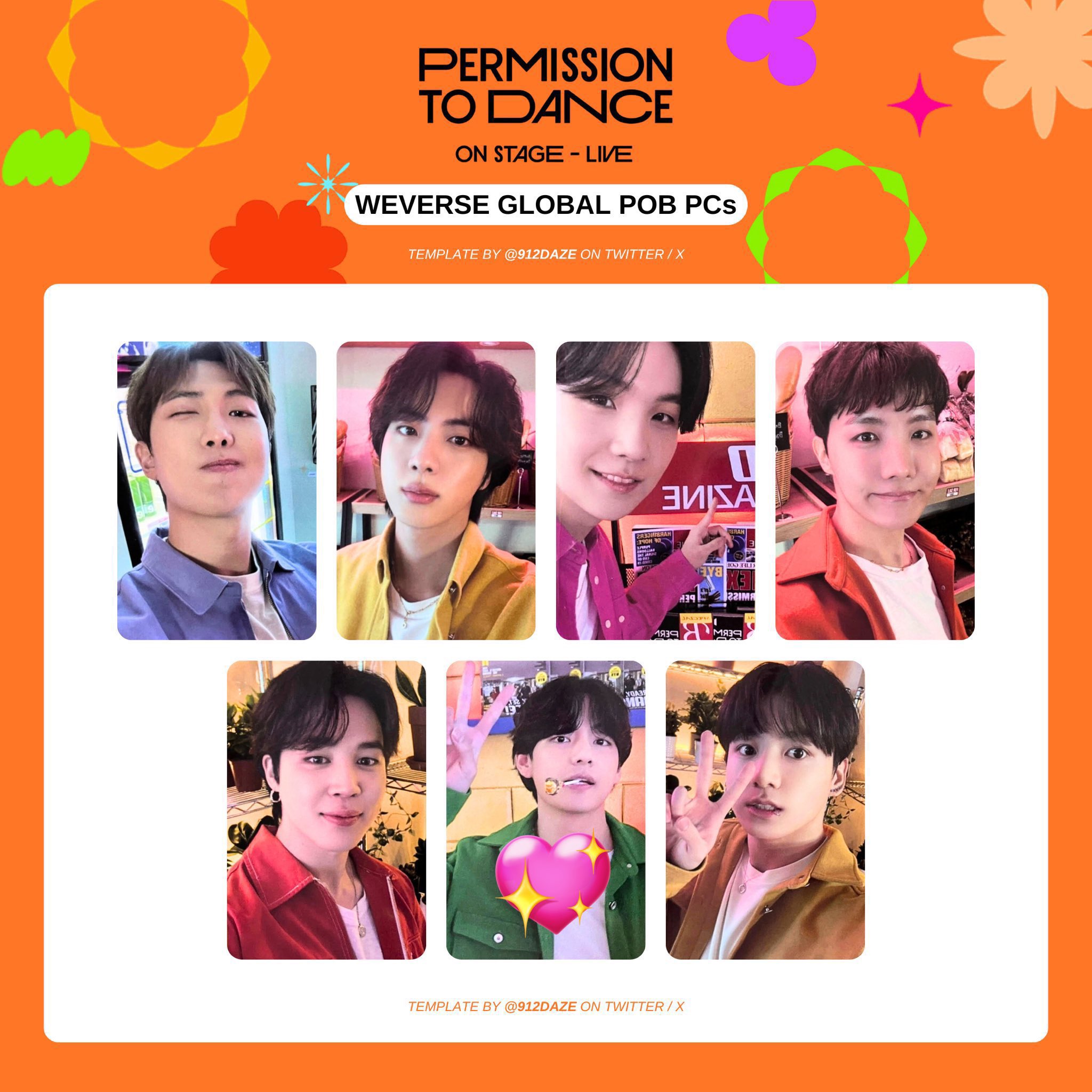 PERMISSION TO DANCE ON STAGE Global特典トレカ PERMISSION TO DANCE ON STAGE Global特典トレカ BTS PERMISSION