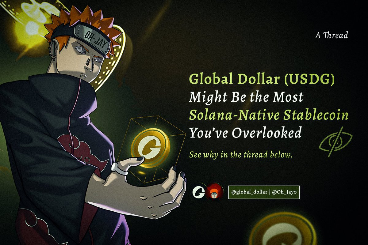 𝕆𝕙-𝕁𝕒𝕪 (@oh_jay0) on Twitter photo last time i wrote about <a href="/global_dollar/">Global Dollar Network 🌎</a> (usdg), i said it was flipping the stablecoin model.
but, do you know it’s issued by regulated entities and backed by robinhood, okx, and kraken?
still not convinced?
let me show you why usdg might be solana’s most aligned stablecoin. 🧵 last time i wrote about <a href="/global_dollar/">Global Dollar Network 🌎</a> (usdg), i said it was flipping the stablecoin model.
but, do you know it’s issued by regulated entities and backed by robinhood, okx, and kraken?
still not convinced?
let me show you why usdg might be solana’s most aligned stablecoin. 🧵