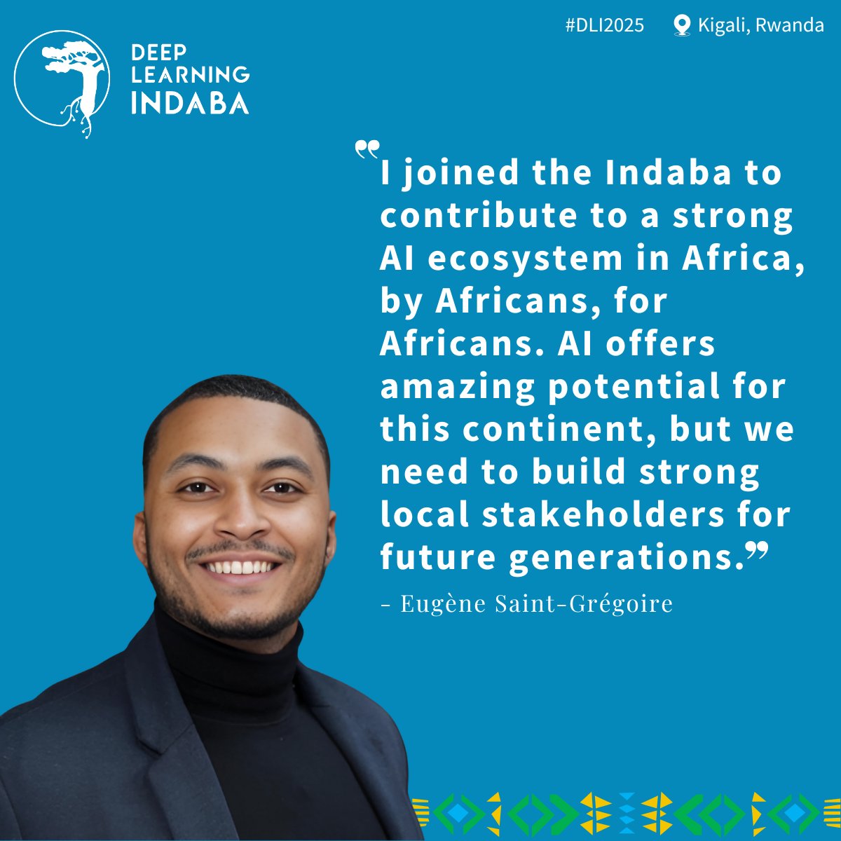 Deep Learning Indaba (@deepindaba) on Twitter photo 📣 Meet more of the brilliant minds behind #DLI2025 !
Say hello to <a href="/saint_euge3938/">Eugene Saint-Gregoire</a>, from Paris and a key member of our Sponsorship Committee.
Eugène is an attorney at the Paris Bar and a consultant in fundraising and mergers & acquisitions. He holds graduate degrees in business 📣 Meet more of the brilliant minds behind #DLI2025 !
Say hello to <a href="/saint_euge3938/">Eugene Saint-Gregoire</a>, from Paris and a key member of our Sponsorship Committee.
Eugène is an attorney at the Paris Bar and a consultant in fundraising and mergers & acquisitions. He holds graduate degrees in business