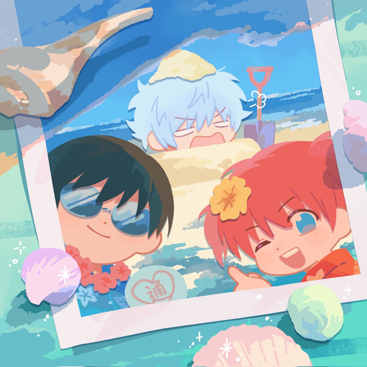 #銀魂 #志村新八 #坂田銀時 #神楽
🏖️