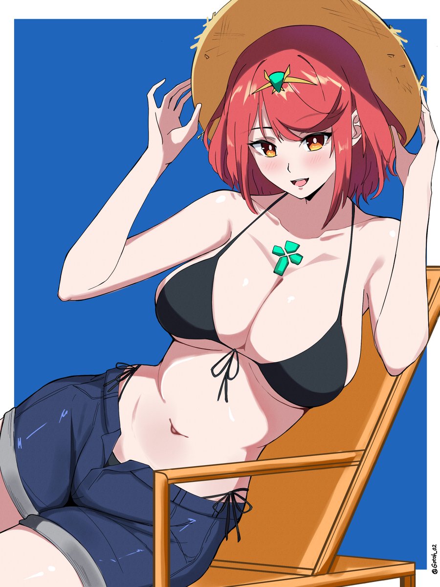 Summer ⛱️ 

#XenobladeChronicles2 #ゼノブレイド2 #Pyra #xenoblade2