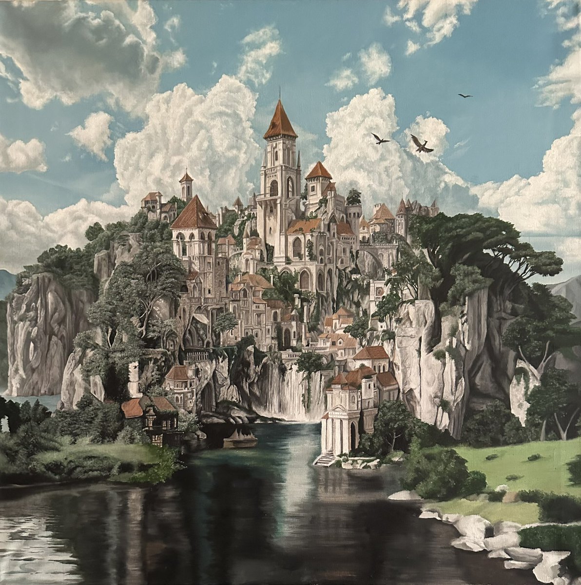 خلصصت اللوحة! 🥳🩵🩵