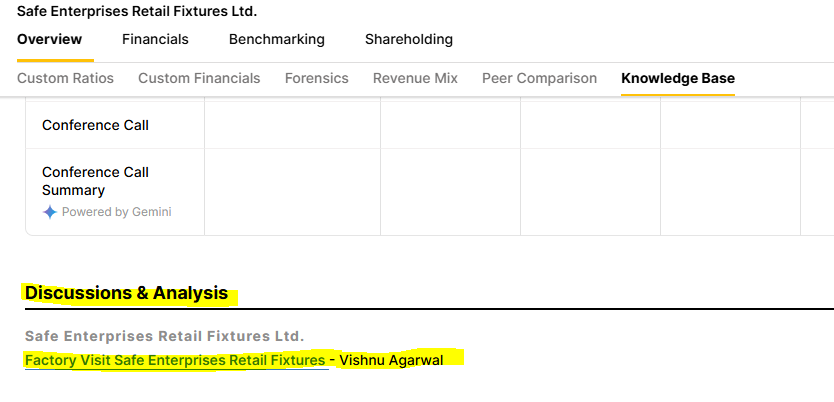 Hello Friends! 👋

My Factory/Office Walkthrough Videos are now live on Tijori.

If you haven’t yet taken a peek at my videos, I’d love for you to join me on my Factory &amp; Office walkthrough videos on my YouTube Channel.

And a very special thanks to one of the top research