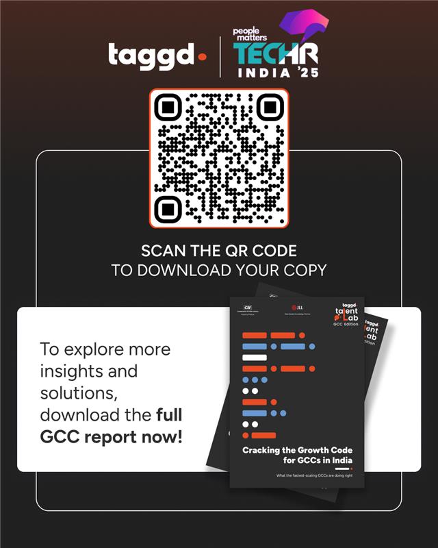 LIVE NOW ! Taggd unveils “Cracking the Growth Code for GCCs in India 2025”, in partnership with JLL (Real Estate Knowledge Partner) and Confederation of Indian Industry (Industry Partner) 
 
Your front-row seat to India’s evolving GCC landscape is here. 
 
Download Now!