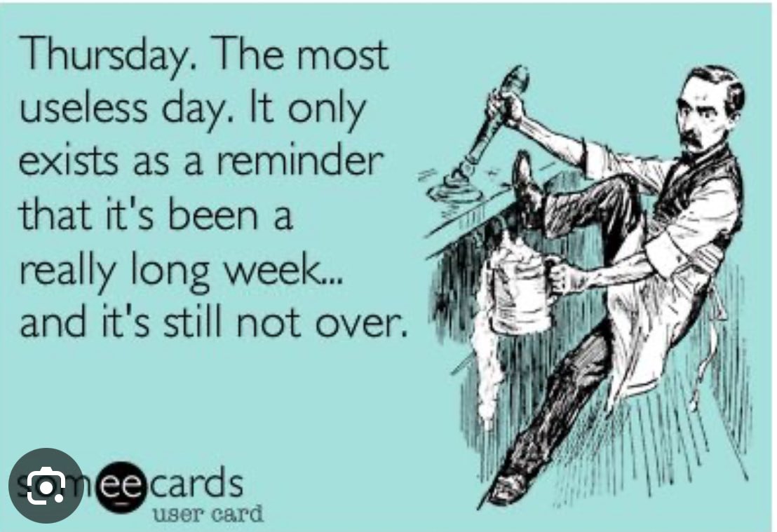 Good morning Xers!  It’s Thursday. Time to rise and grind, or just rise, or whatever maybe just stay in bed and send for coffee and a motivational speech.