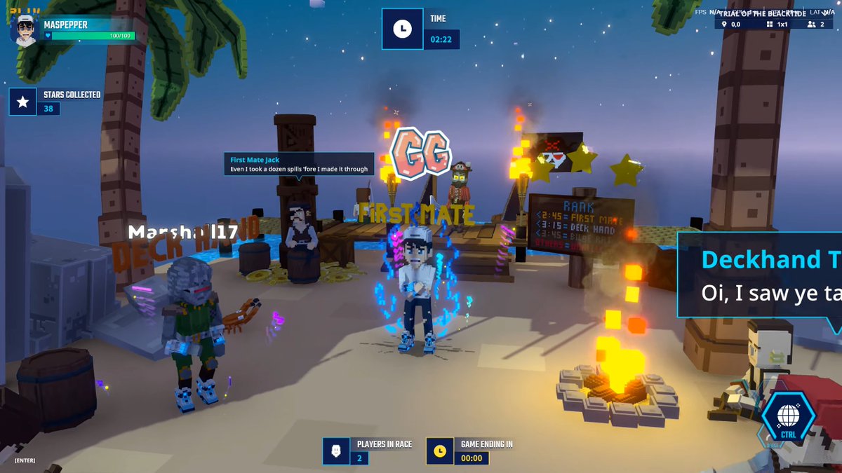 Pepper (@maspepper) on Twitter photo Trial of the Blacktide🏴☠️
Prove yer worth in the legendary Blacktide Trial! Captain Vexx Blacktide be searchin' for the finest pirates to join his fearsome crew. 🦜
🔗Live now: sandbox.game/en/experiences…
<a href="/TSBCreators/">The Sandbox Creators</a> <a href="/Pandapops7/">Pandapops NFT Creator Queen</a> <a href="/KamiSawZe/">Alex Florez 💙💛</a> <a href="/TheSandboxSEA/">The Sandbox SEA</a> Trial of the Blacktide🏴☠️
Prove yer worth in the legendary Blacktide Trial! Captain Vexx Blacktide be searchin' for the finest pirates to join his fearsome crew. 🦜
🔗Live now: sandbox.game/en/experiences…
<a href="/TSBCreators/">The Sandbox Creators</a> <a href="/Pandapops7/">Pandapops NFT Creator Queen</a> <a href="/KamiSawZe/">Alex Florez 💙💛</a> <a href="/TheSandboxSEA/">The Sandbox SEA</a>