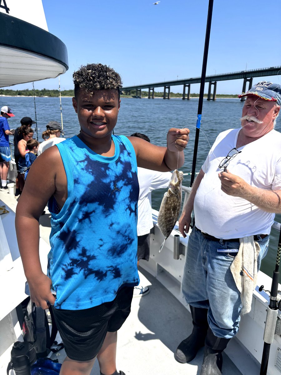 We had gorgeous weather yesterday on our fishing trip! 
Next week is our last fishing trip of the season. This trip is fully booked(sold out)! 
Our PAL Officers look forward to seeing all our registered youth next Wednesday at the Bay Princess 2. 🎣
#ratherbefishing #youthfishing