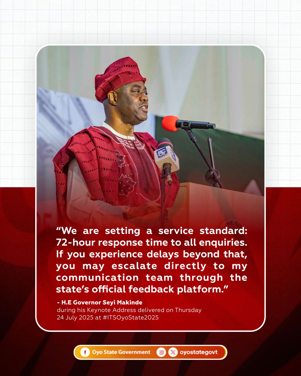 Real Change Begins With Your Feedback.
The OYSG believes in results, and results start with your feedback. Tell us what is working and report what is not.
Share ideas for a better Oyo State.
The Oyo State Government Feedback service is your civic tool.
Join the conversation. Use