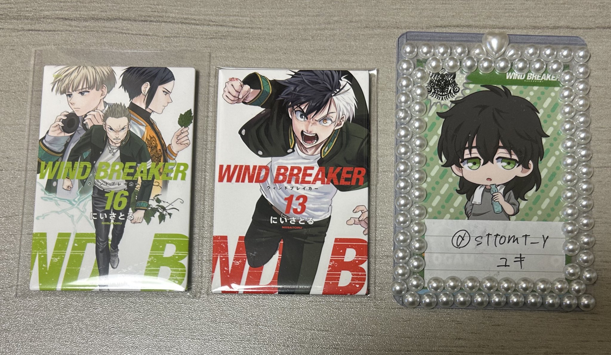 WIND BREAKER展 ウィンブレ展 グリッター缶バッジ　十亀　兎耳山 WIND BREAKER展 ウィンブレ展 グリッター缶バッジ 十亀 兎耳山