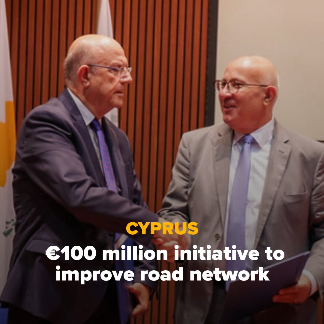 🇨🇾🇪🇺We’re lending €100 million to Cyprus to support major road upgrades nationwide.

This financing will make travel easier and safer, with environmental improvements like better water collection and drainage systems.

👉bit.ly/Cyprus_EIB