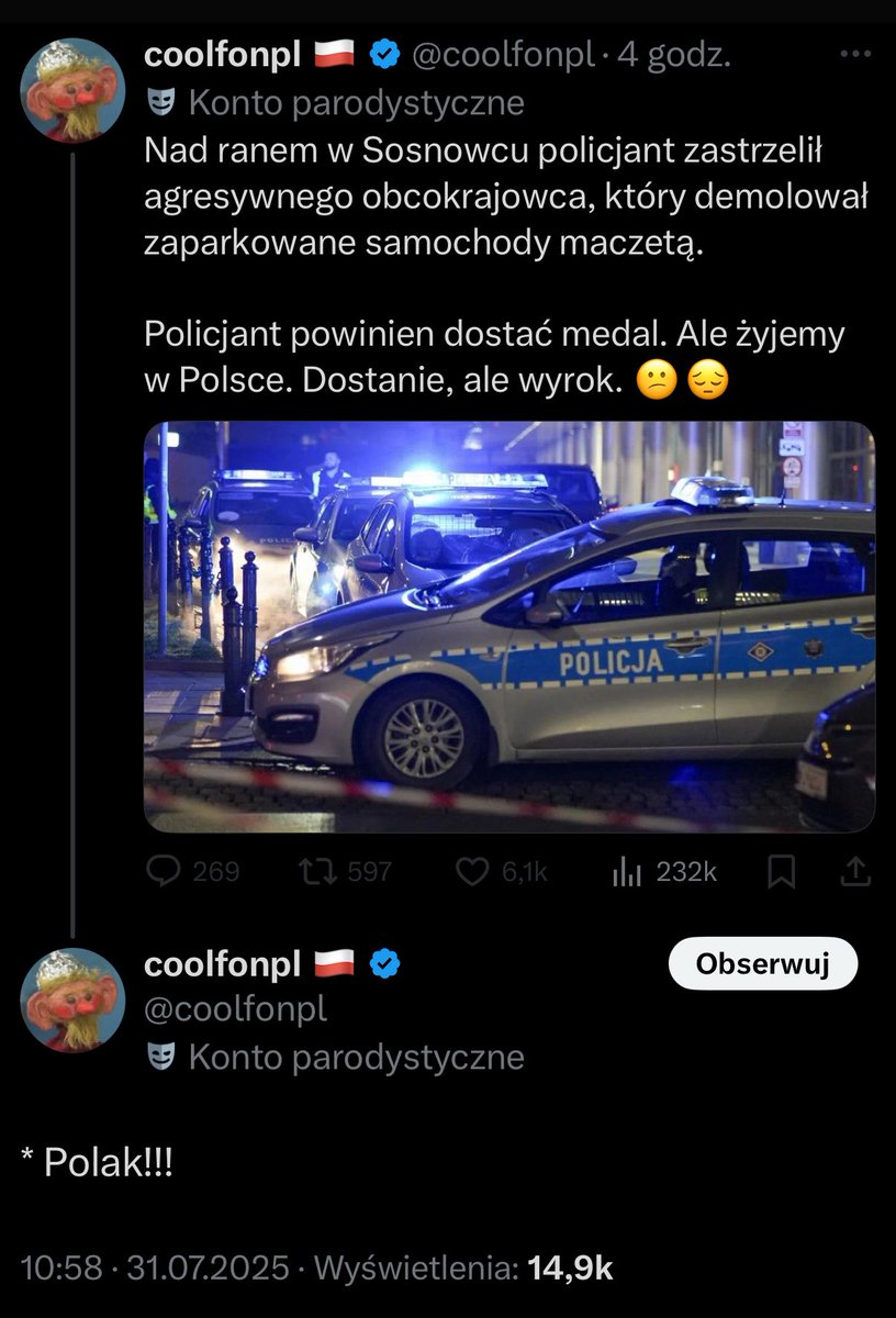 Państwo, które jest bezsilne wobec kolejnych kłamstw tej samej osoby na tym samym tle pokazuje, że jest państwem słabym i otwartym na dywersję.