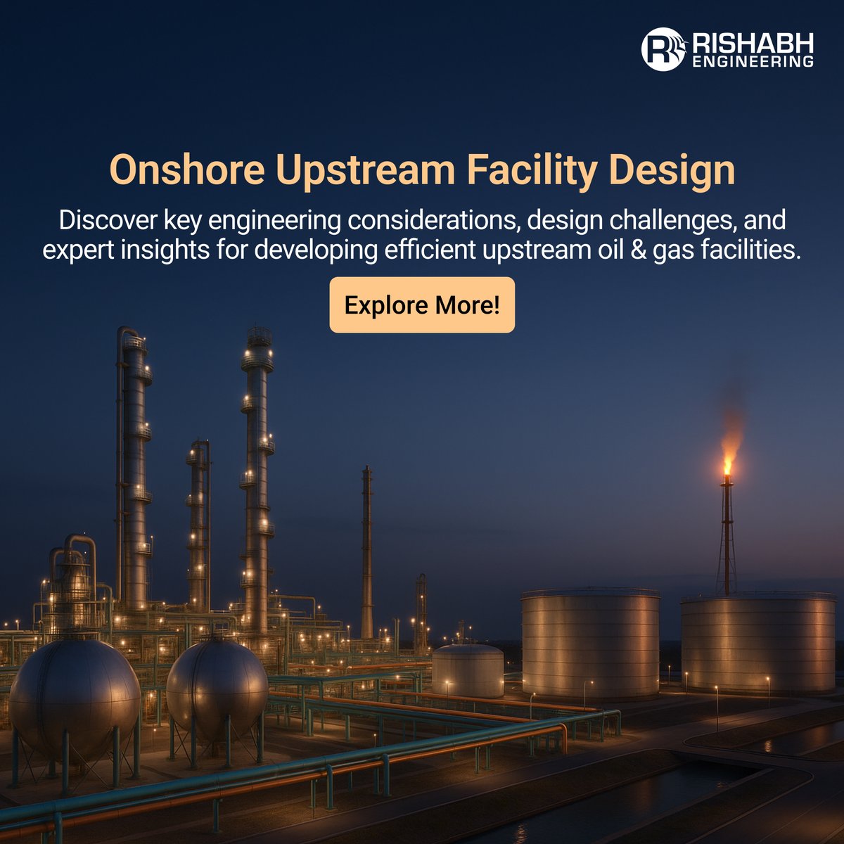 RishabhEng's tweet image. Optimize onshore upstream facilities with smart design! Discover how we use CADWorx, CAESAR II & STAAD.Pro to ensure efficiency and safety.
Read more: rishabheng.com/blog/onshore-u…
#OilAndGasDesign #EngineeringSoftware #OnshoreFacilities