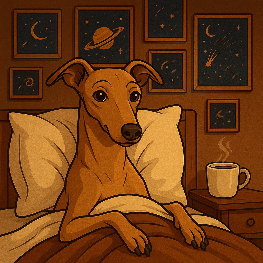 Waking up in my own little universe, surrounded by cosmic dreams. 

$cosmo