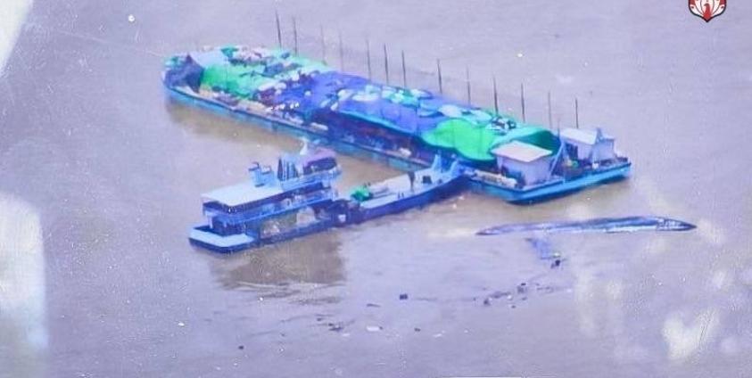 A convoy of river boats left Mandalay on July 17th, intended to resupply and reinforce the beleaguered garrison of Bhamo. 

The ships came under attack multiple times en-route, with Mandalay PDF able to sink 1 boat and damage 3 more on July 23rd.

On July 27th, the convoy