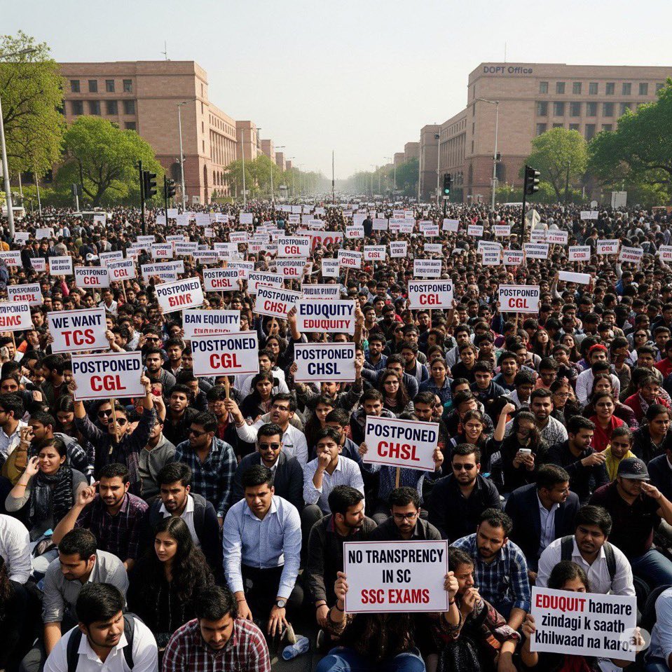 सवाल पूछेंगे छात्र तो पीटे जाएंगे.
शिक्षक तक नहीं छोड़े जाएँगे…
ये कैसा सिस्टम है जो सच नहीं सुन सकता🤨
#SSCReforms 
#SSCMisManagement 
#sscprotest