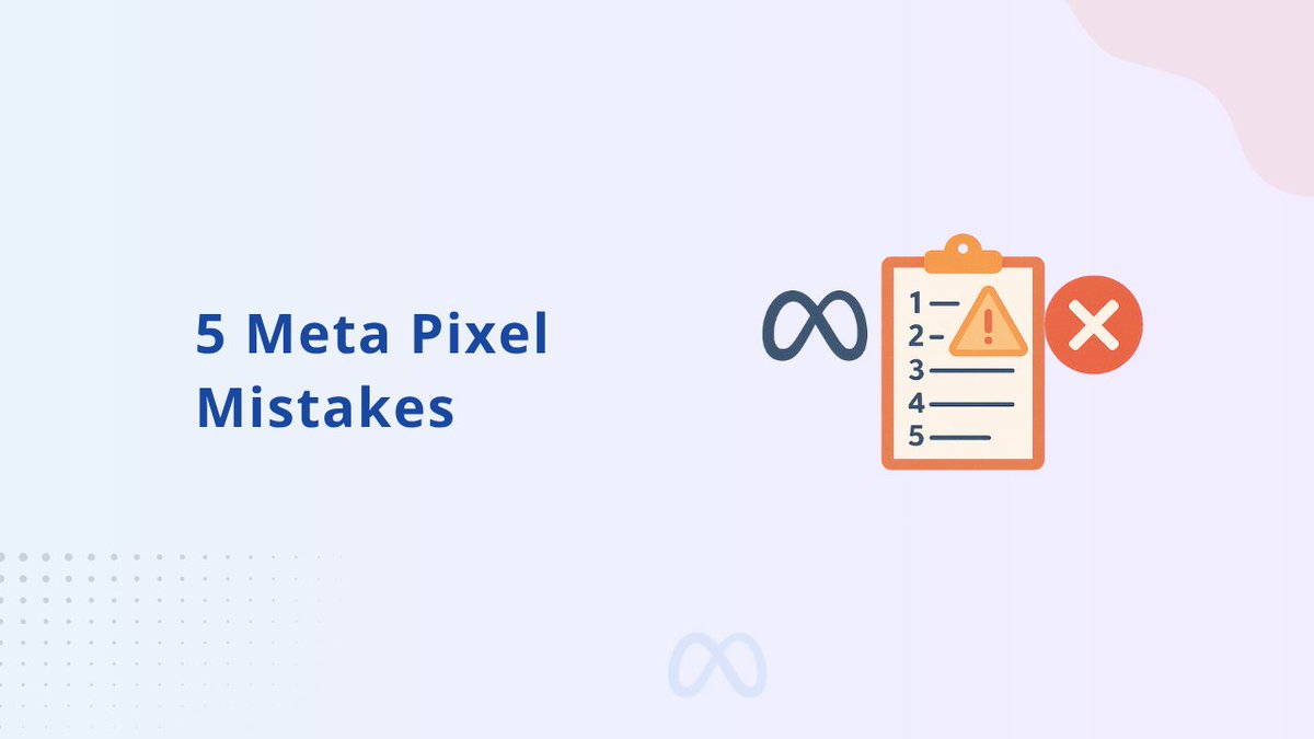 Conversios_io's tweet photo. 🚨 Tracking issues with Meta Pixel + CAPI?
You could be making one of 5 common mistakes, like duplicate events or missing value params.
Fix them now to get accurate data &amp; higher ROAS.

📖 Full guide: https://t.co/pfI6kHjZsw

#MetaPixel #CAPI #FacebookAds #Conversios #ROASBoost https://t.co/33pO4Hu5oz