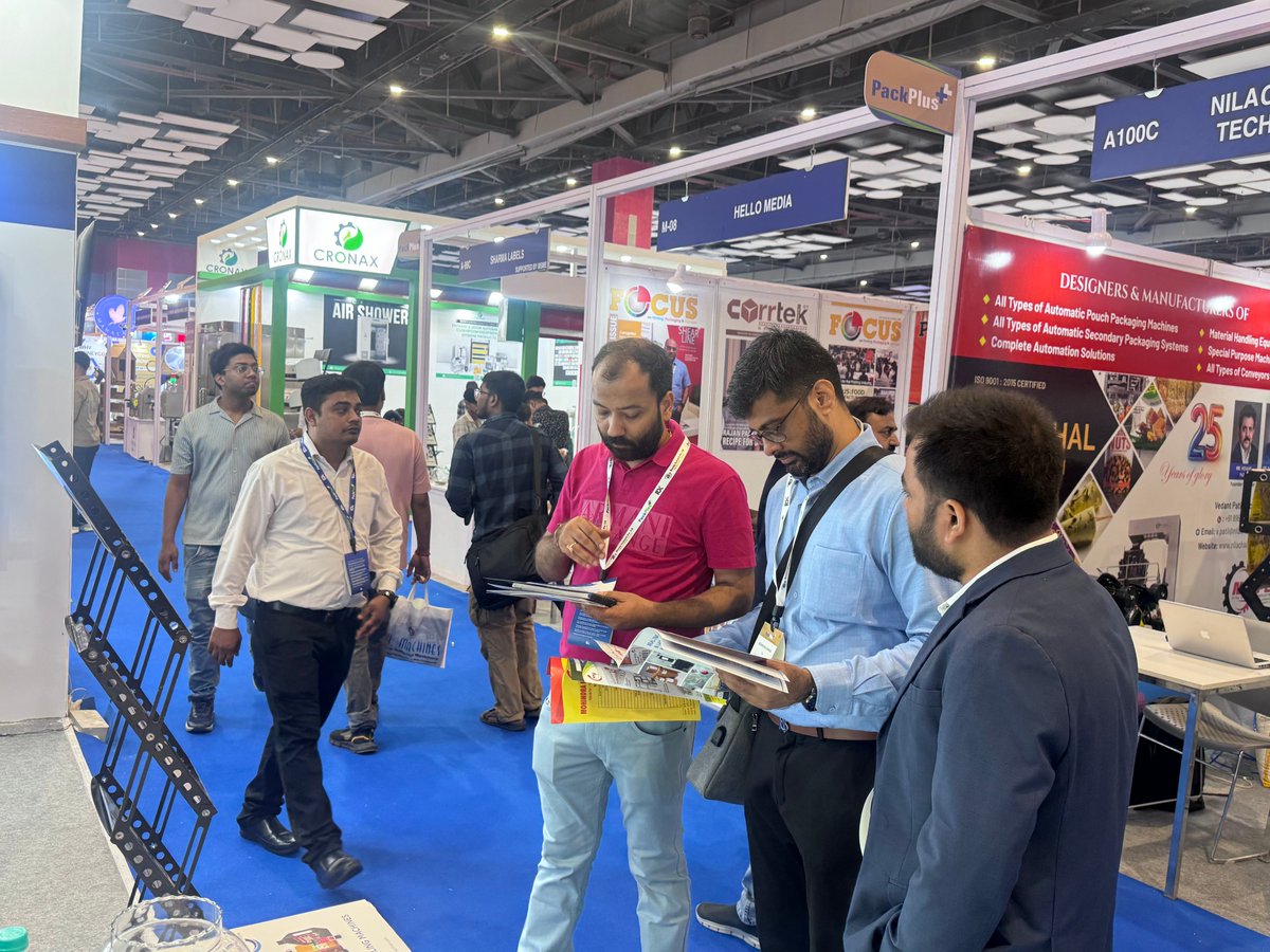 Day 1 at #PackPlus2025 ✅
Huge thanks to everyone who visited Worldpack Automation at Stall A28C, Hall 5, Pragati Maidan! 🙌
We’re here for 2 more days – come see our live demos and smart labelling solutions in action! 🏷️

📍 July 31–Aug 2
#WorldpackAutomation #MakeInIndia