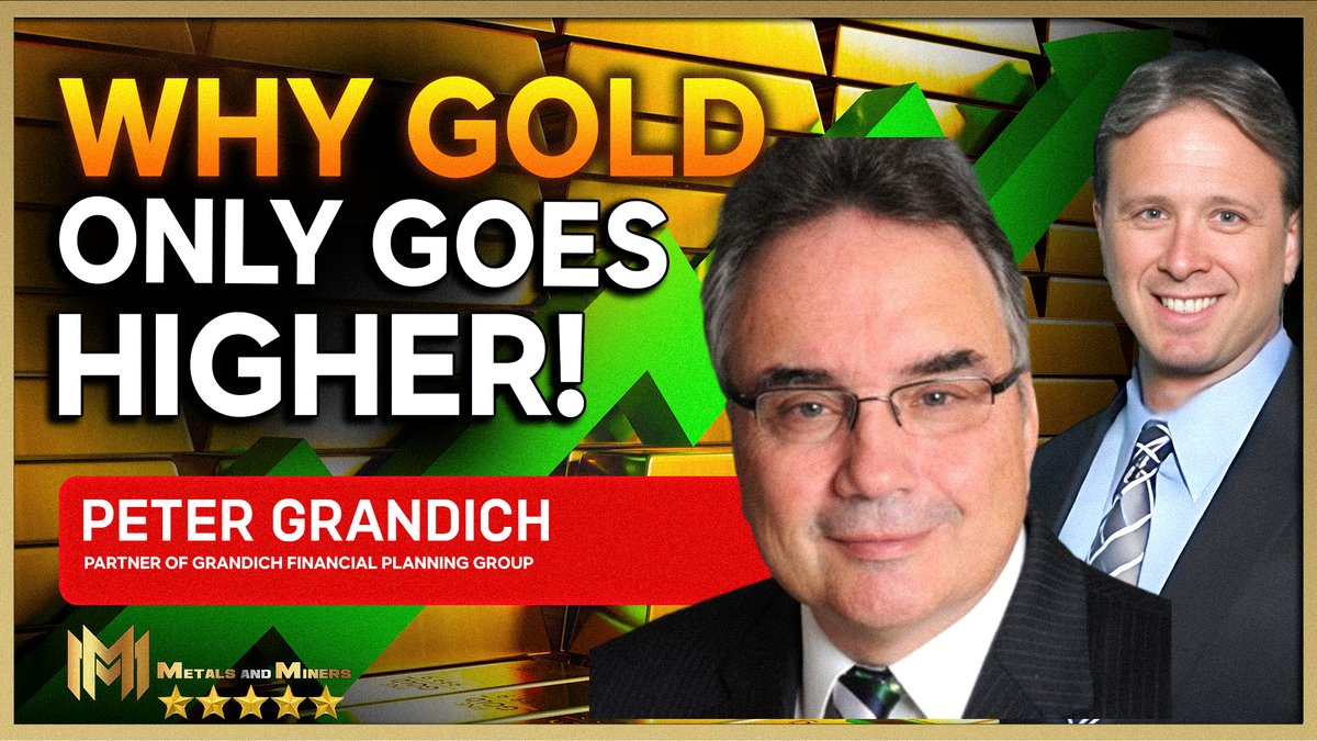 Gary Bohm (@garybohm5) on Twitter photo Peter Grandich, joins the Metals and Miners pod once again! With 40+ years of market wisdom, he dissects the $37T U.S. debt crisis, predicting a weaker dollar and soaring gold.
<a href="/PeterGrandich/">Peter Grandich</a> warns of a metals supply crunch fueling AI and electrification, while exposing the Peter Grandich, joins the Metals and Miners pod once again! With 40+ years of market wisdom, he dissects the $37T U.S. debt crisis, predicting a weaker dollar and soaring gold.
<a href="/PeterGrandich/">Peter Grandich</a> warns of a metals supply crunch fueling AI and electrification, while exposing the