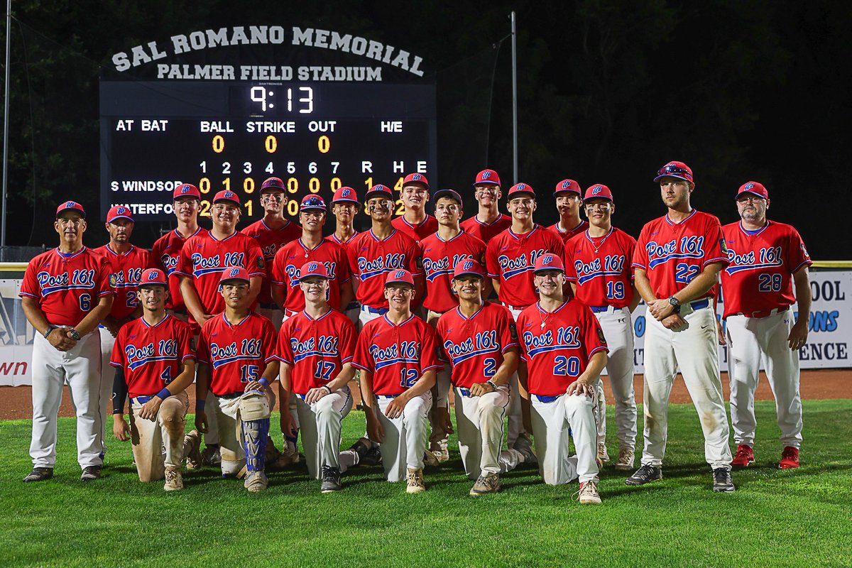 Introducing your 2025 Connecticut American Legion 19U State CHAMPIONS! 🏆

Congratulations to Waterford on an incredible 8–1 victory over South Windsor.

Undefeated all season long, this squad came in with something to prove and delivered.

Next stop: Northeast Regionals 💪⚾️