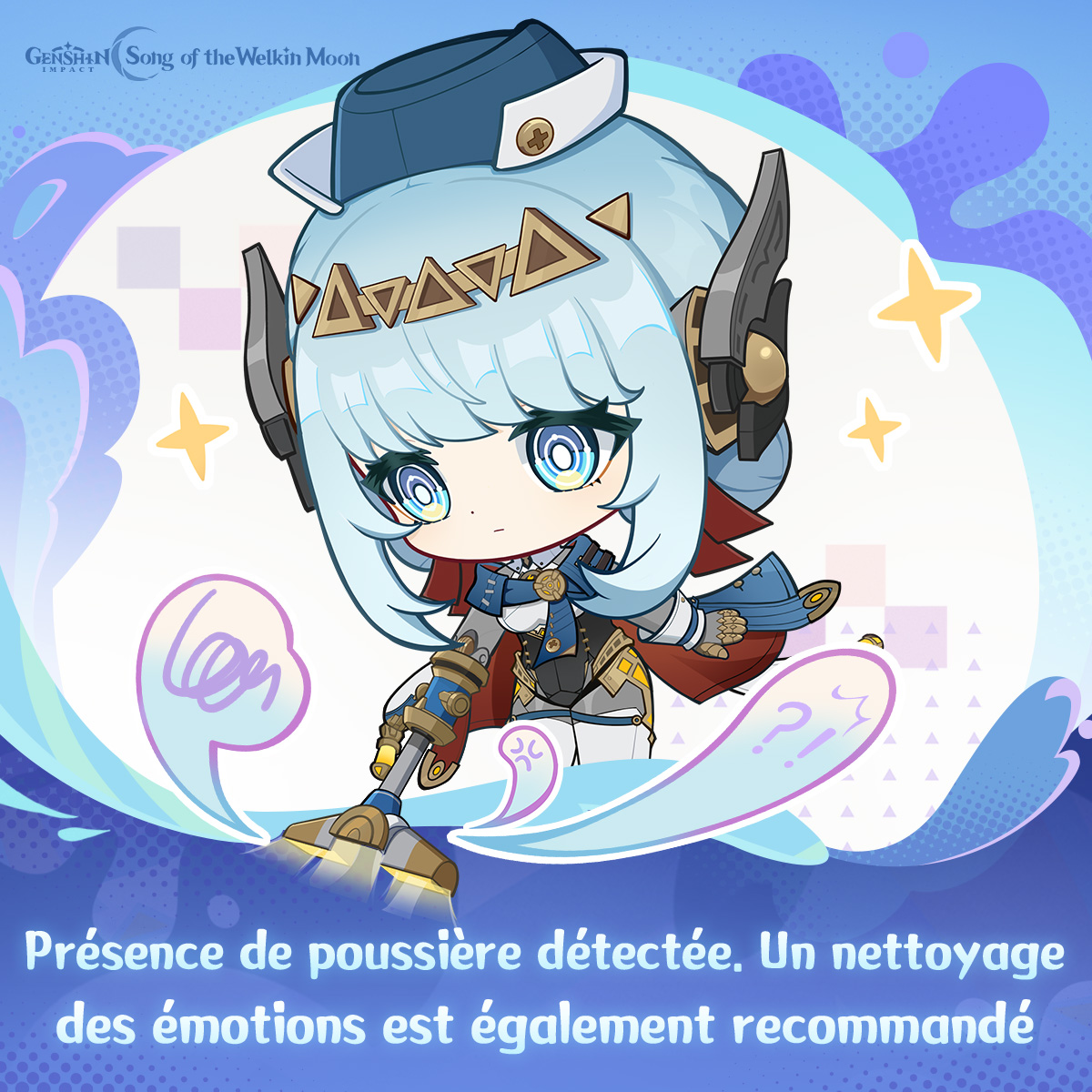 kuruphi's tweet image. Aujourd'hui, je me sens : _______.

Analyse de votre humeur. Veuillez patienter...
Soins émotionnels en cours...

🎁Obtenez un cadeau personnalisé de la part d'Ineffa :
genshin.hoyoverse.com/gift?code=4BWU…

#IneffasEmotionalCare