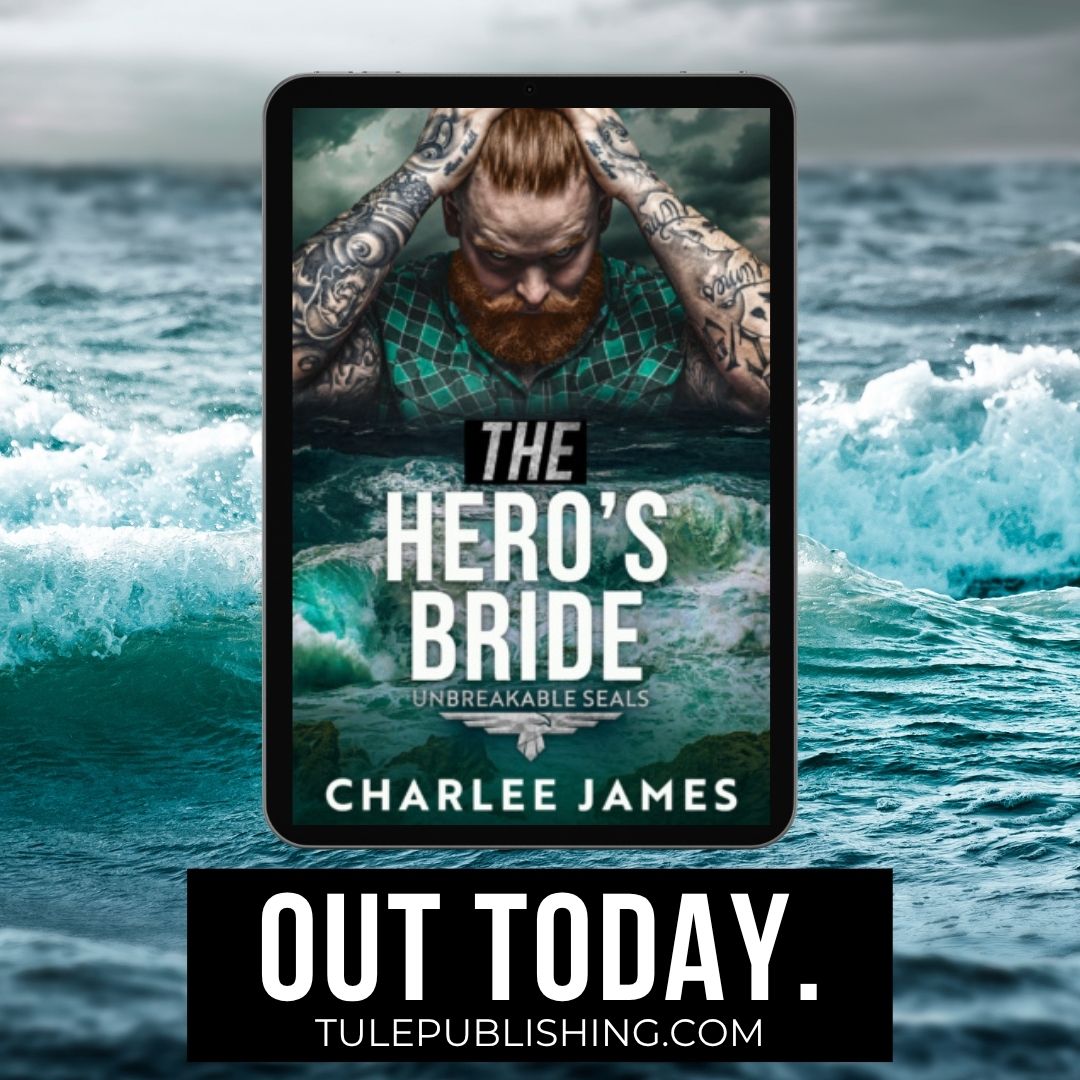 #bookrelease day for THE HERO'S BRIDE!! This is the second book in the UNBREAKABLE SEALS SERIES. Check out  <a href="/HarlequinJunkie/">Sara</a> for a Q&amp;A and join me tonight at 8 pm EDT on the Tule Book Club FB Page for a drop-in. Hope to see you there! xoxo-Charlee
