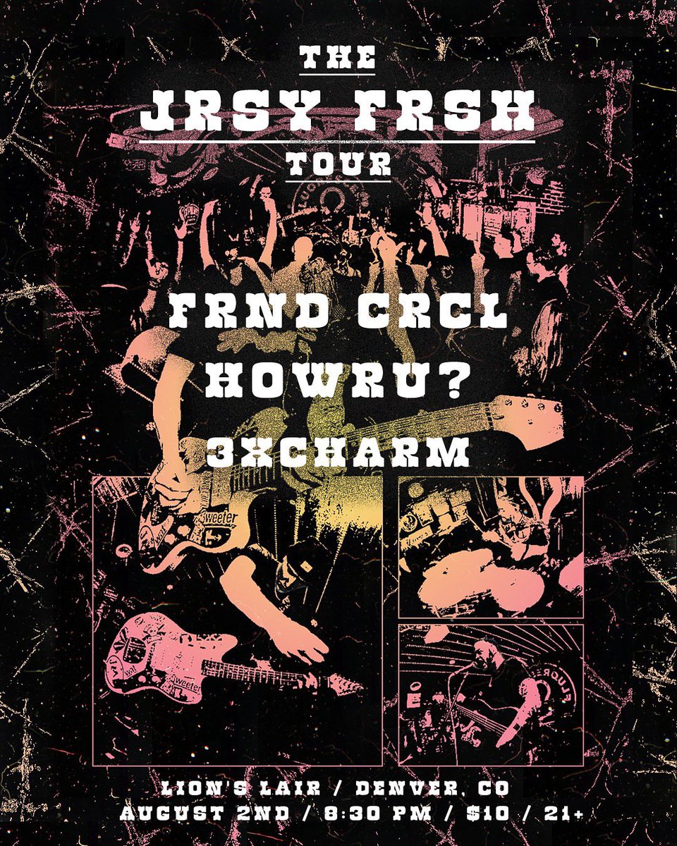 The JRSY FRSH tour moves to the Mountain time zone this weekend! Our debuts in South Dakota and Denver will be going down ⛰️