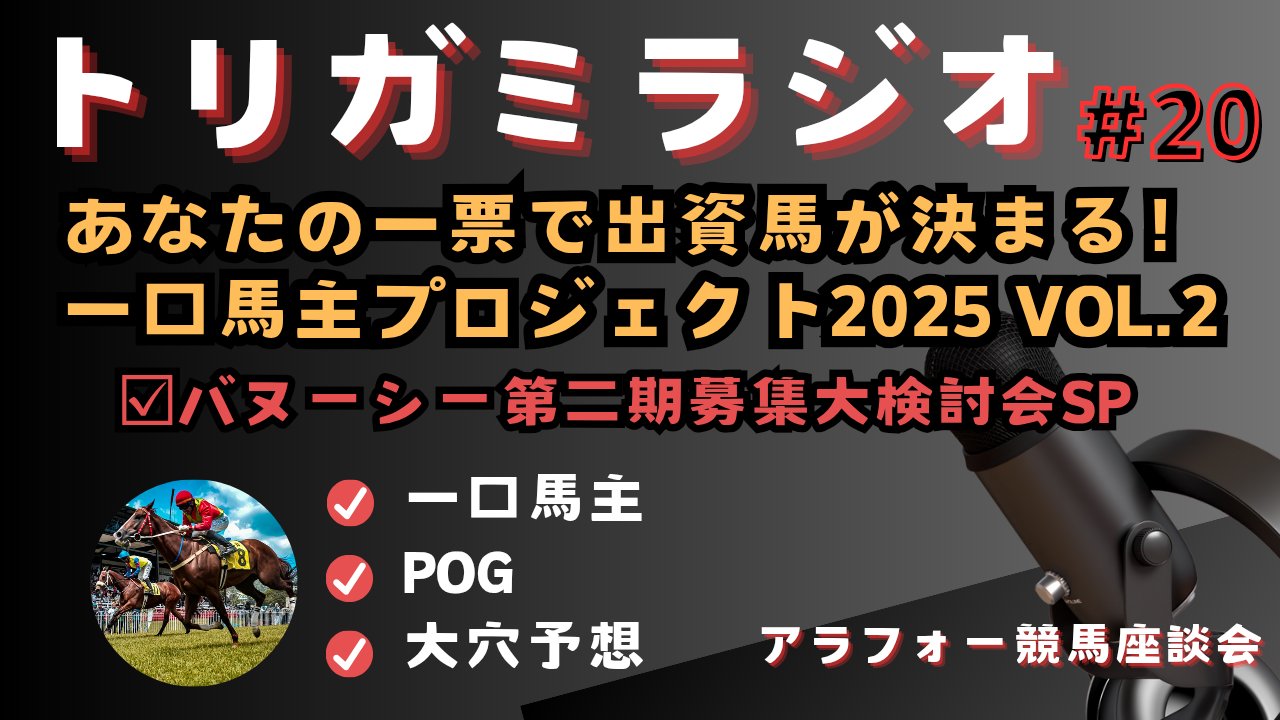 競馬　一口馬主出資パネル 一口馬主】2024年度サンデーTC出資馬検討メモ(関西馬編)｜ケン