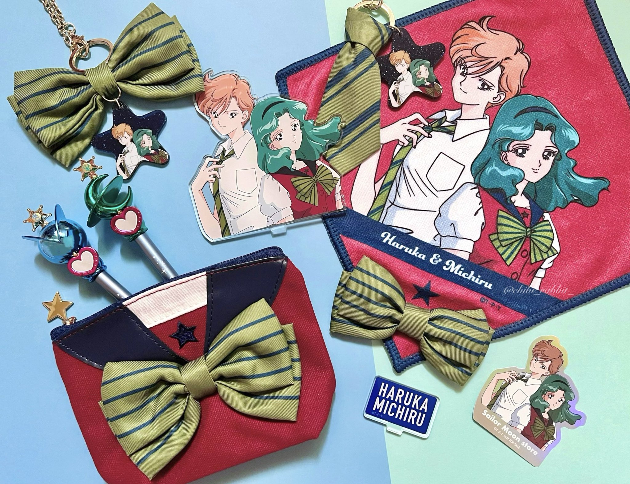 セーラームーン ストア はるか&みちる はるみち 無限学園　ボールペンセット セーラームーン ストア はるか&みちる はるみち 無限学園