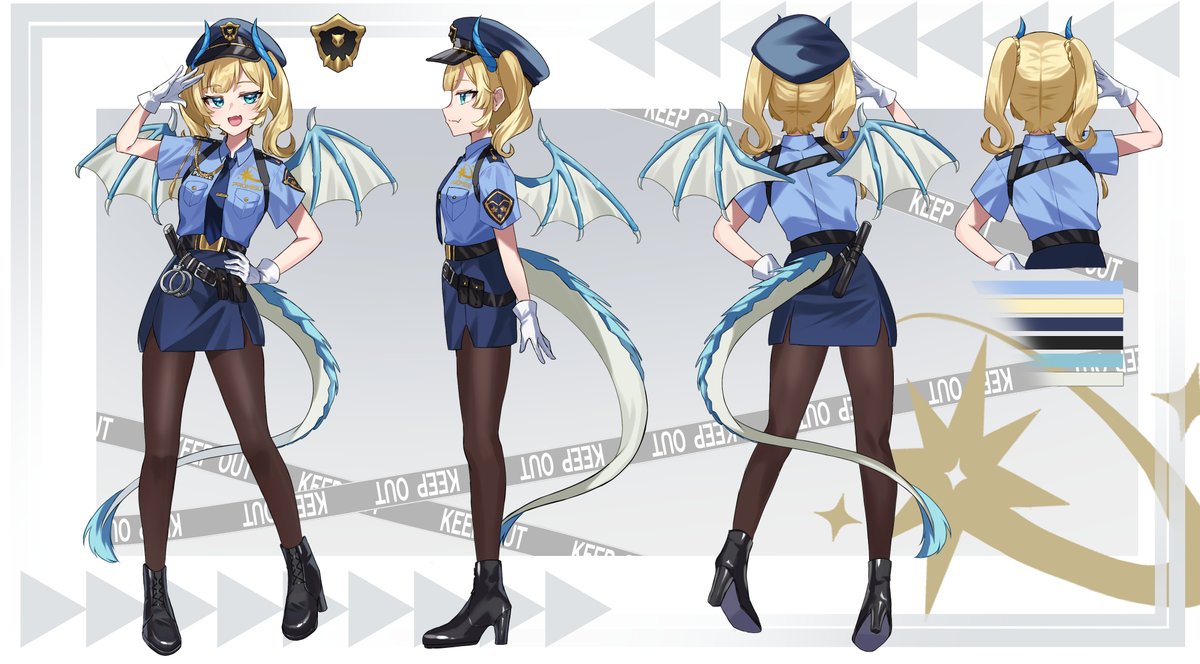 NAno_popo02's tweet image. I created reference sheets for
Beni Doki, Euryale Drift, and Myra Locke from PROMISU (EN)!

Feel free to use them for fan art and more — just be sure to follow the rules and have fun!

#VGenComm #Commission #referencesheet