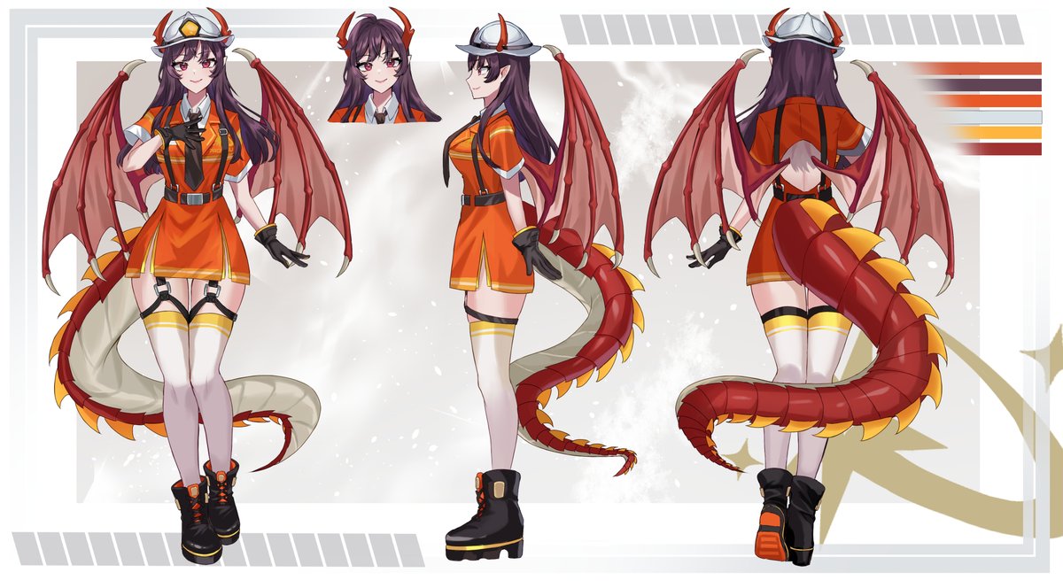 NAno_popo02's tweet image. I created reference sheets for
Beni Doki, Euryale Drift, and Myra Locke from PROMISU (EN)!

Feel free to use them for fan art and more — just be sure to follow the rules and have fun!

#VGenComm #Commission #referencesheet