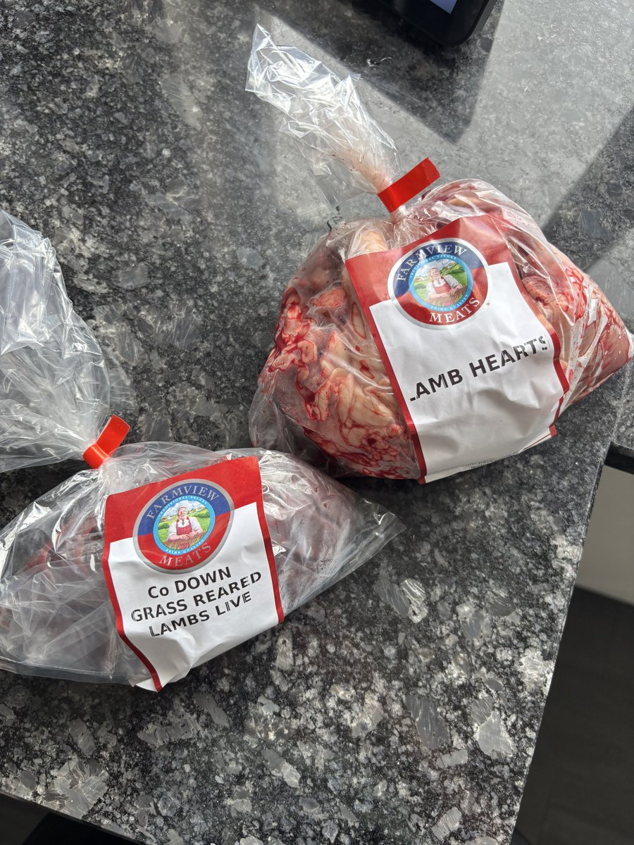 Less than £5 for 2 hearts and some liver 

We are so back