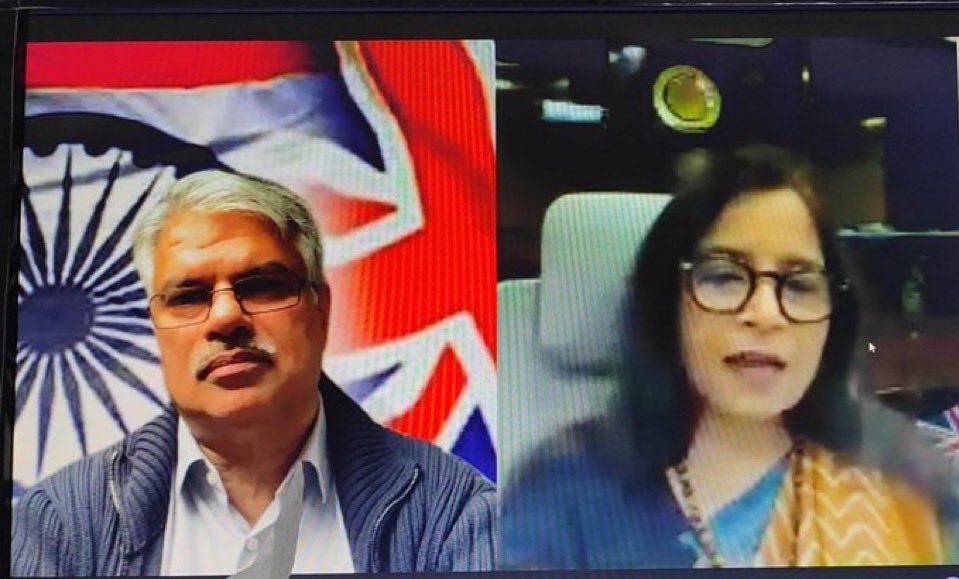 Nidhi Mani Tripathi (@nidhimanit) on Twitter photo #IndiaUKCETA Going down the memory lane: Launch of FTA negotiations January 2022 and Round 1 negotiations in virtual mode ( Covid times) Thank you <a href="/harjinderkangUK/">Harjinder Kang</a> <a href="/HMTCSouthAsia/">Harjinder Kang, HM Trade Commissioner (South Asia)</a> for being my counterpart as Chief Negotiator.
#IndiaUKFTA #IndiaUKCETA Going down the memory lane: Launch of FTA negotiations January 2022 and Round 1 negotiations in virtual mode ( Covid times) Thank you <a href="/harjinderkangUK/">Harjinder Kang</a> <a href="/HMTCSouthAsia/">Harjinder Kang, HM Trade Commissioner (South Asia)</a> for being my counterpart as Chief Negotiator.
#IndiaUKFTA