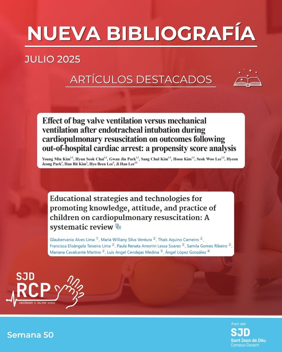 📚 ¡Vuelve la bibliografía sobre RCP!
🔍 Ya están disponibles las publicaciones correspondientes a las dos primeras semanas de julio.
📎 Consulta el enlace: shorturl.at/DSKd8 y accede directamente a todos los artículos.