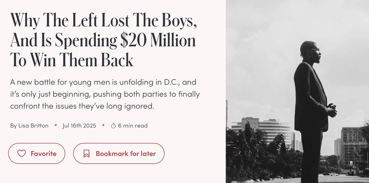Lisa Britton (@lisabritton) on Twitter photo I’m very pleased to see Gov <a href="/GavinNewsom/">Gavin Newsom</a> take a stand for boys and young men. As I said in my piece for Evie earlier this month, it’s time for both sides of the aisle to dive deeper into the underlying causes of the challenges facing our young men today, not just for votes, but I’m very pleased to see Gov <a href="/GavinNewsom/">Gavin Newsom</a> take a stand for boys and young men. As I said in my piece for Evie earlier this month, it’s time for both sides of the aisle to dive deeper into the underlying causes of the challenges facing our young men today, not just for votes, but